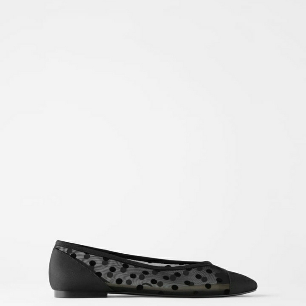 Zara Polka Dots Ballerinas Flats 10